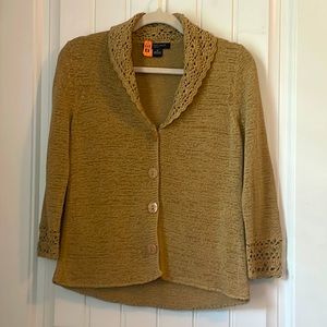 Vintage Knit and Crochet Cardigan